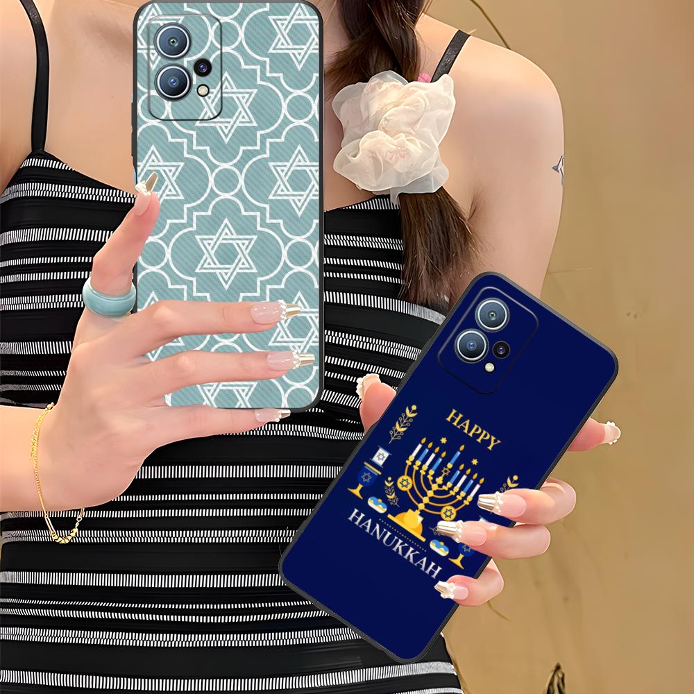 Еврейский Ханукальный Чехол для Мобильного Телефона для Huawei P60 P50 P40 P30 P20 P10 P9 P8 Pro Lite Plus Цветной Печатный Чехол Чехол Роскошный
