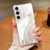 Роскошный Чехол для Телефона с Мраморным Узором для Samsung Galaxy A57 A37 A17 A56 A16 A55 A36 A26 A15 A35 A54 A53 Прозрачный Ударопрочный Мягкий Чехол