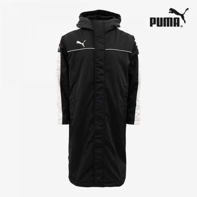 Galleria Puma Team Bench длинная парка с капюшоном и подкладкой футбольная одежда 94022801