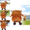 Soft And Cuddly Calf Carey Medium Plush Toy Adorable Highland Cow Stuffed Animal 17cm