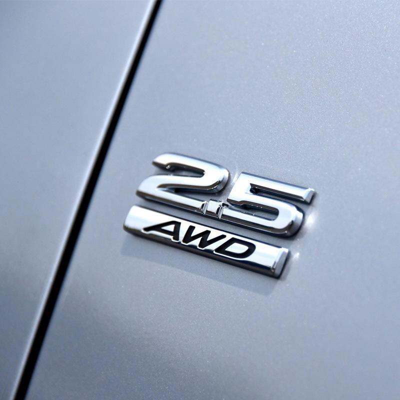 1 шт. 3D Металл 2.0 2.5 AWD Логотип Буквы Значок Наклейка на Багажник Автомобиля 2.5 AWD Наклейка Аксессуары