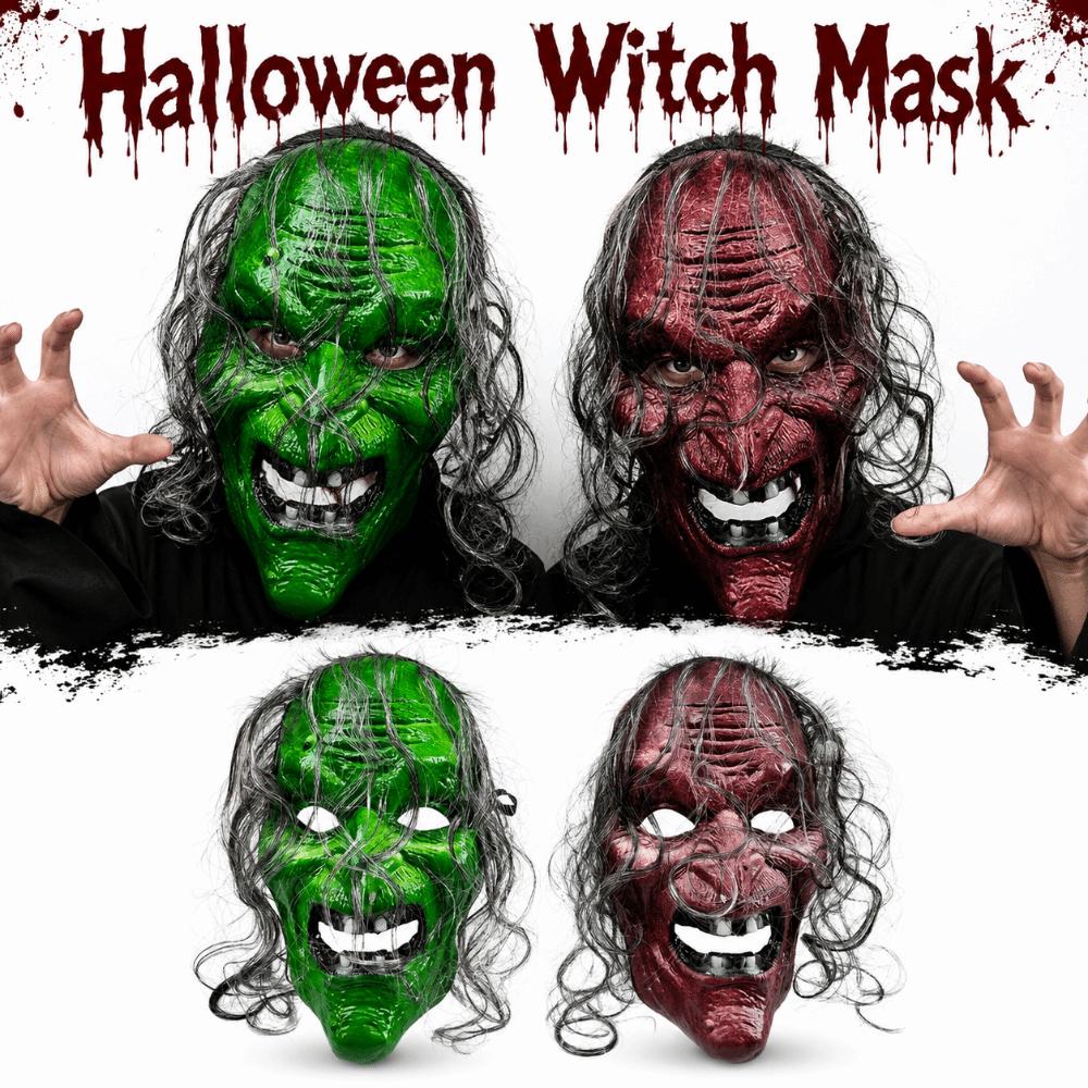 Creativity Scary Witch Mask Spooky Terrifying Cosplay Mask Full Face Mask Carnival Party