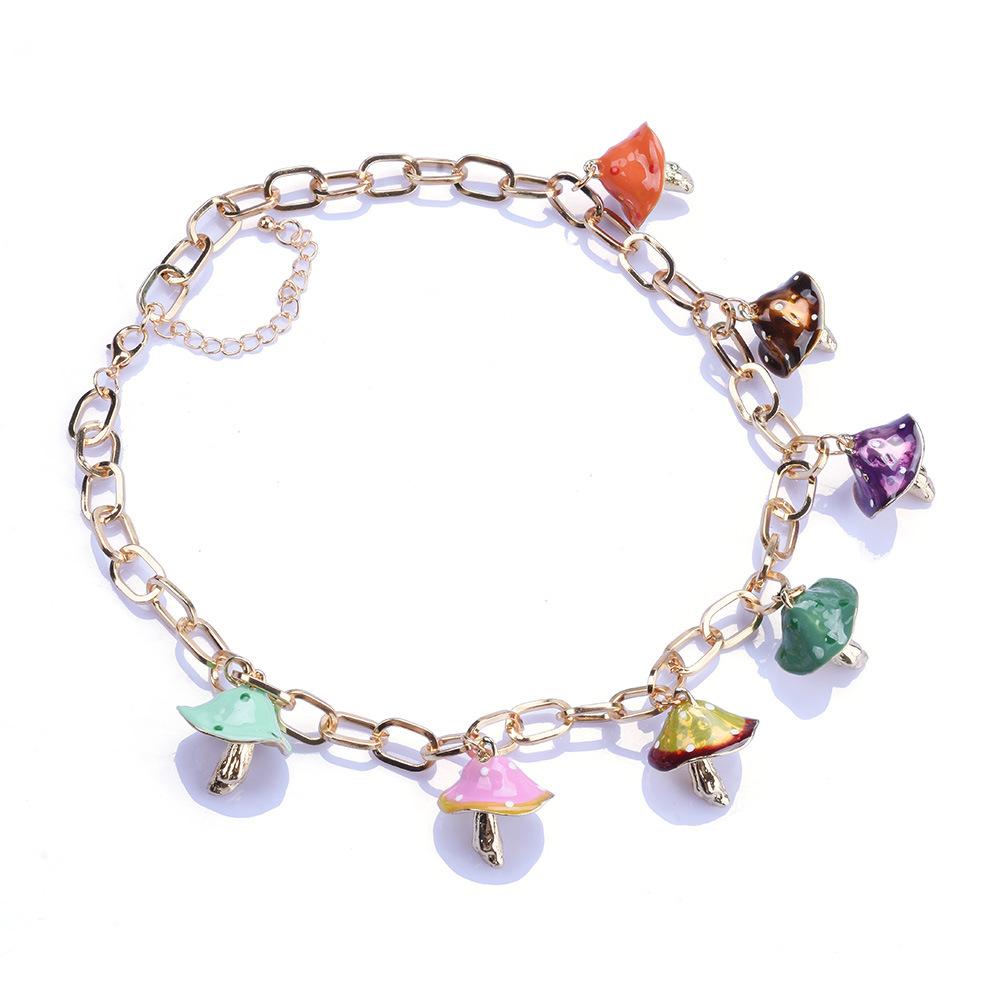 Экологически чистый сплав капающий гриб ожерелье гриб кулон