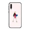 Модный женский закаленный стеклянный чехол для Samsung Galaxy A10S A10E A20S A20E A30S A40 A50S A60 A70 A80 A90 A6 A7 A8 чехол-оболочка