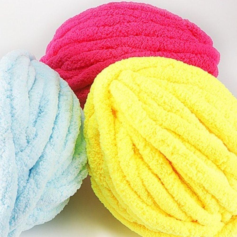 Multi-color Thick Yarn Ball Chenille Hand Knitting Yarn Icelandic Scarf Yarn Scarf Knitting