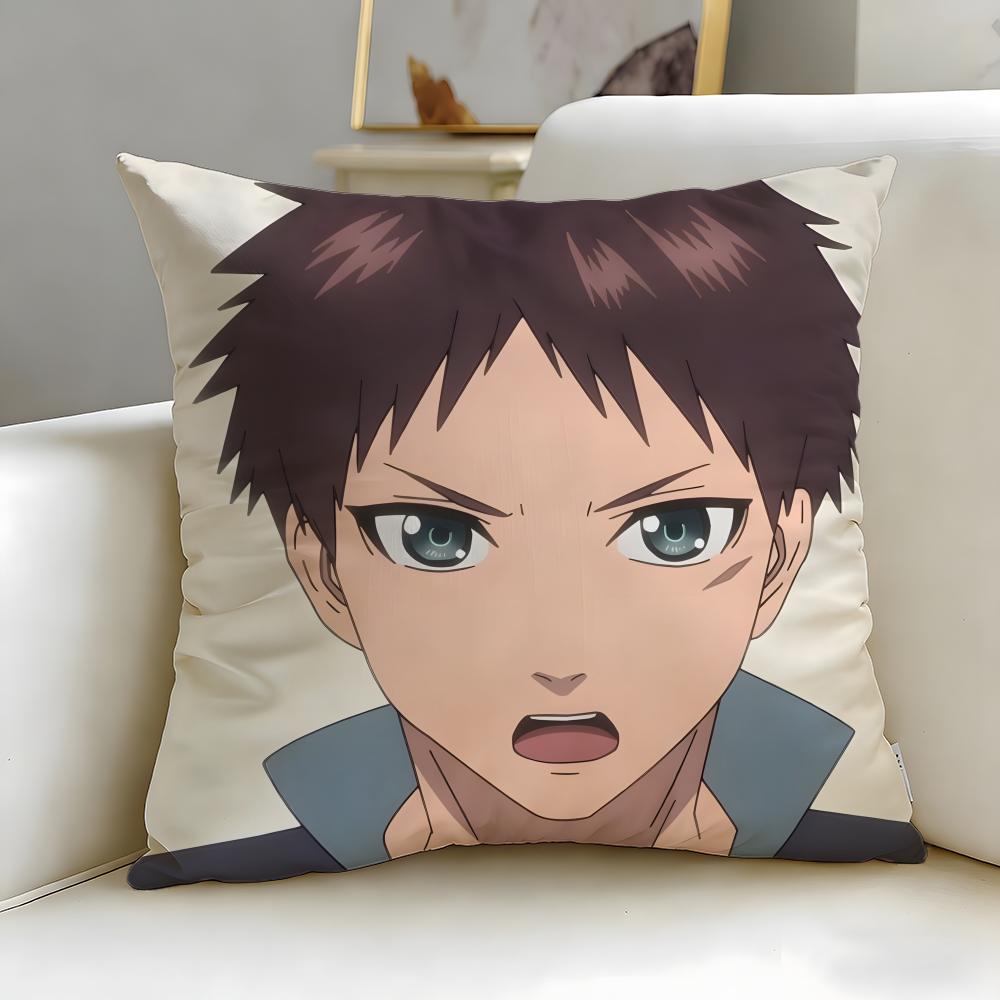 Malevolent Spirits Mononogatari Cushion Cover Soft EasyWash Pillow Case Versatile for Couch Bed Travel and Office