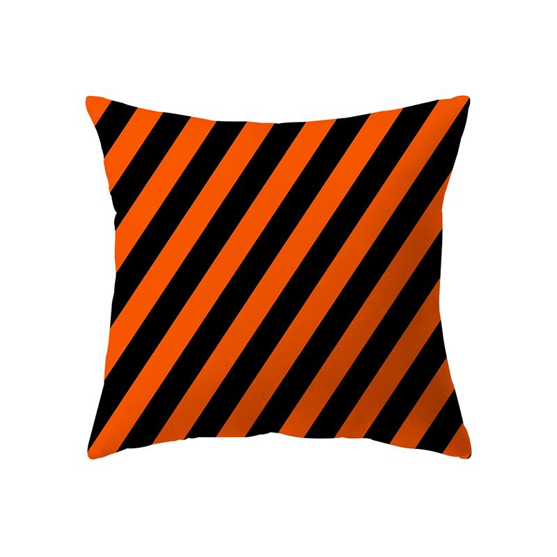 Happy Halloween Horror Pumpkin Spider Print Pattern Cushion Cover Home Living Room Sofa Decoration Square Pillow Pillow Cover