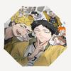 1 шт. Уличный зонт с «Haikyuu!»!"""Характеристики - Автоматическое открытие/закрытие, Портативная складная конструкция, Железный каркас с 8 ребрами - Идеальный подарок для поклонников,"""