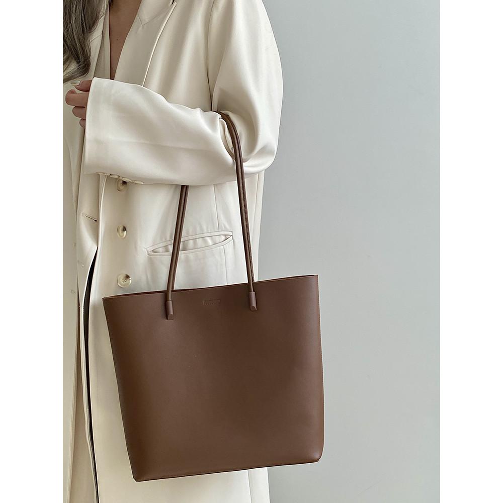 Ielgy Autumn Winter Korean Version Commuter Portable Tote Bag Large Capacity Shoulder Bag