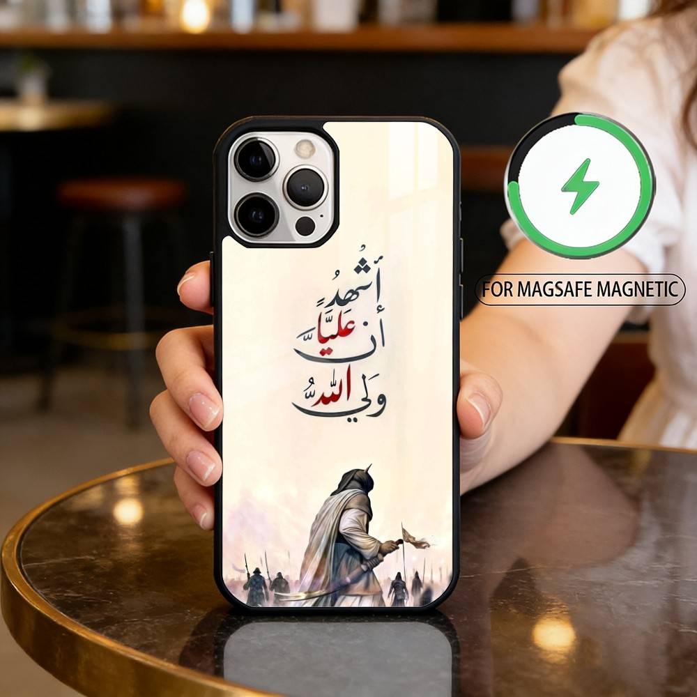 Чехол для телефона Имам Х-Хусейн С-Шиа Али Для iPhone17,16,15,14,13,12,11 Plus,Pro Max Магнитный Для Magsafe Беспроводная Зарядка