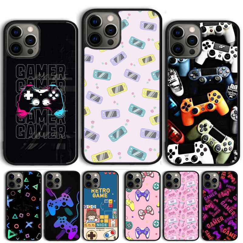 90s Sweet Kawaii Game Controller Phone Case Cover For iPhone 17 Air 15 16 11 13 14 Pro Max 12 Plus Max Fundas
