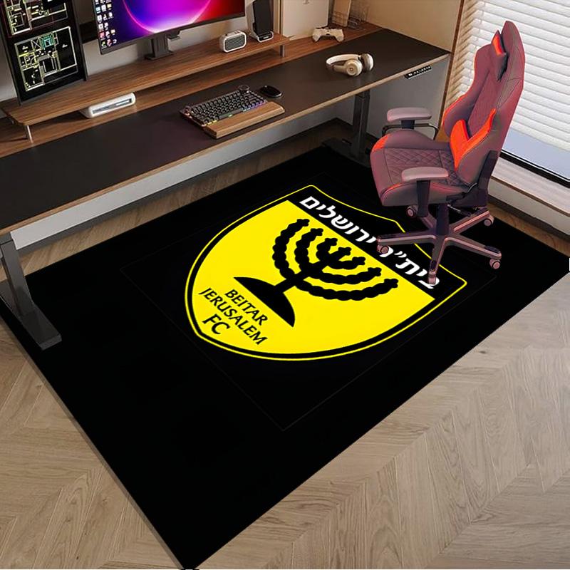 Beitar Football Club Printed Area Rug for Office, Chair Rug, Decorative Carpet Floor Mat, Large Size Fan gifts Christmas gifts