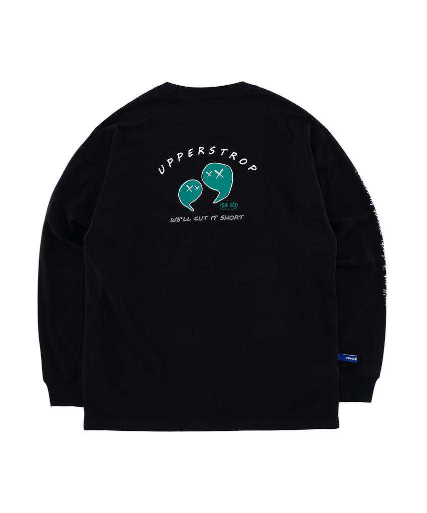 UPPERSTROP [Up9002] Arch Logo Graphic T-Shirt Black