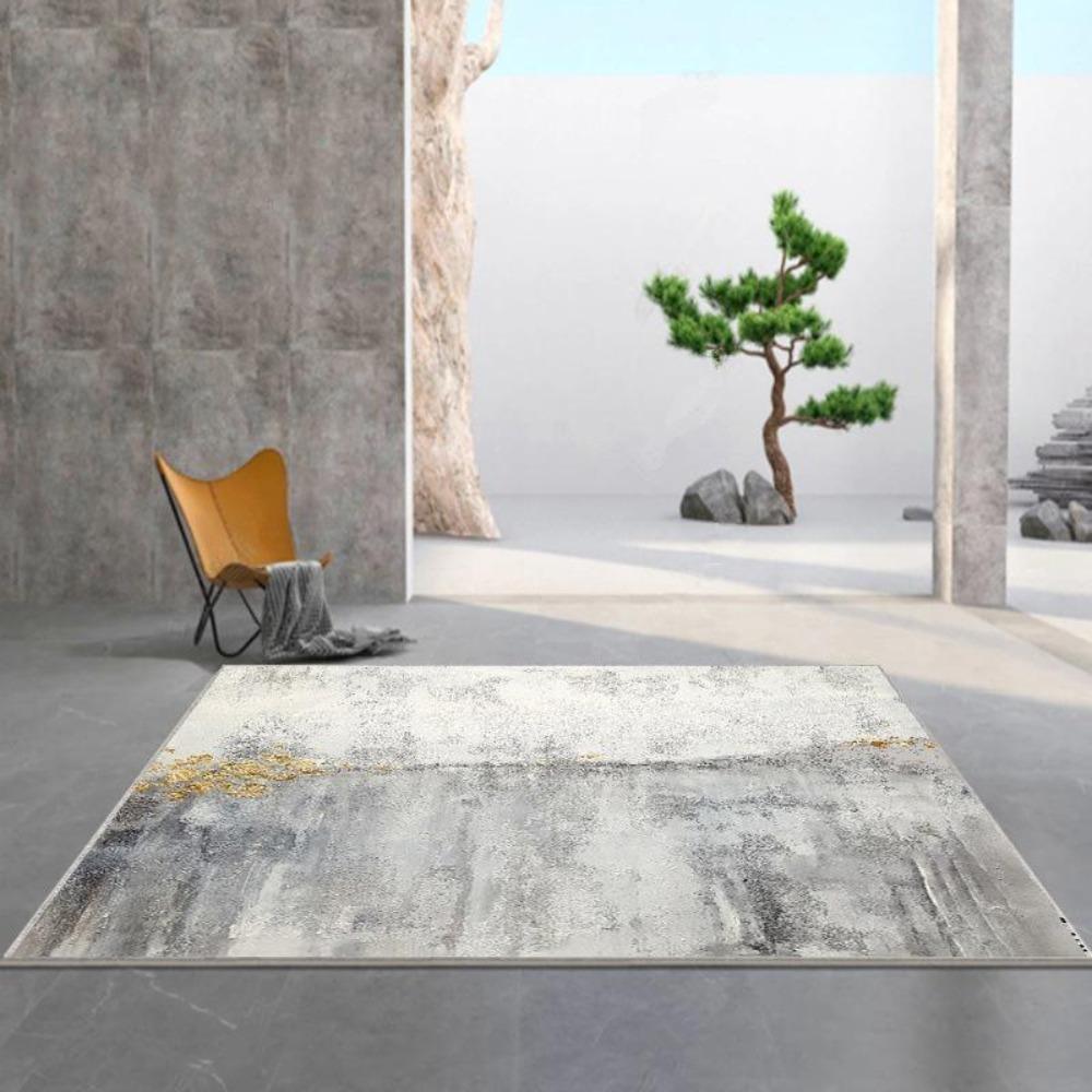 Light Luxury Splashing Ink Living Room Large Area Carpet Bedroom Decor Rugs Non-slip Floor Mat Lounge Rug Hotel Lobby Carpets