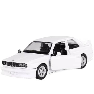 Масштаб 1/36 BMW M3 1987 Игрушечные модели машинок Литые литые двери открываются и откидываются назад Ретро-модели машин для детей Подарочная коллекция для мальчиков
