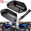 For BMW R 1200 GSA R1200GS R1250GS Adventure R1250 GS Motorcycle Aluminum Front Clutch Brake Fluid Reservoir Caps Oil Tank
