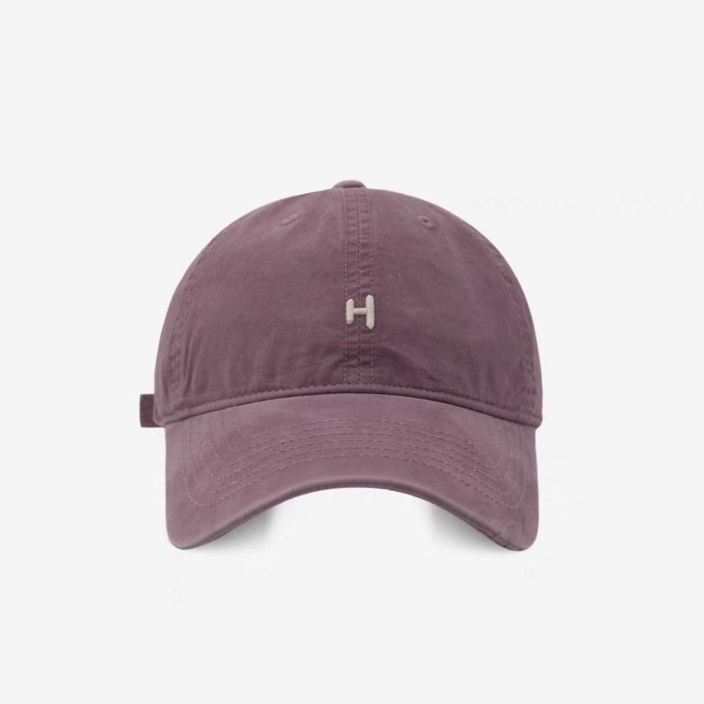 Простая и модная бейсболка с вышивкой буквы H для мужчин и женщин  Летняя корейская версия  Универсальный мягкий верх, козырек «утиный язык»