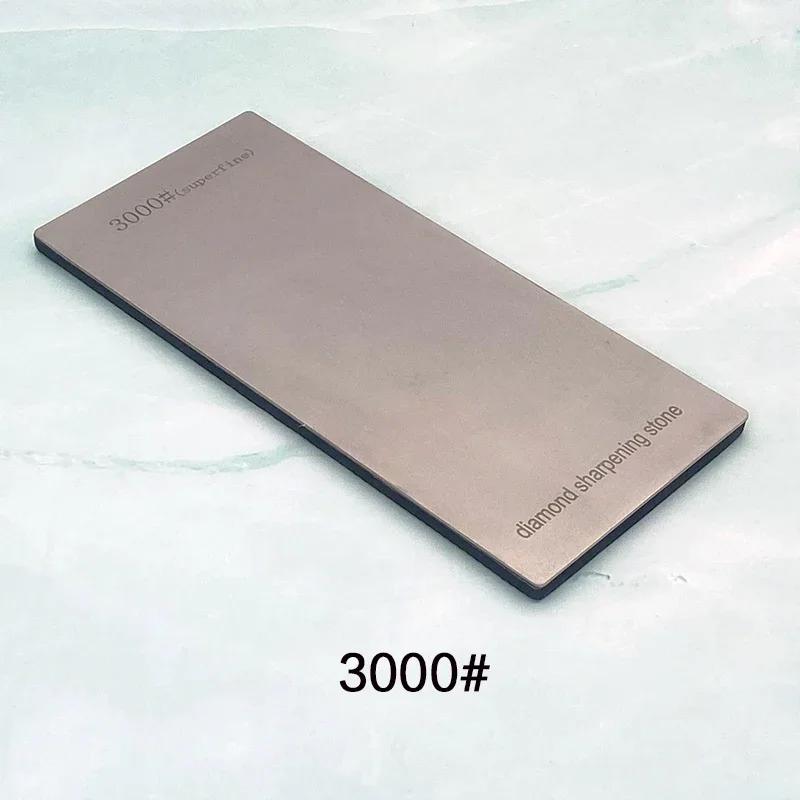 Алмазные точильные камни 120/600/1500/3000 грит Точилка для ножей Нескользящая основа Набор инструментов для заточки кухонных ножей Пластина-хлопья