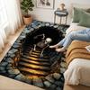 Skeleton Cave Living Room Nonslip Area Rug Soft Carpet For Bedroom Game Playroom Sofa Office Home Decor Doormat Christmas Gift C926186