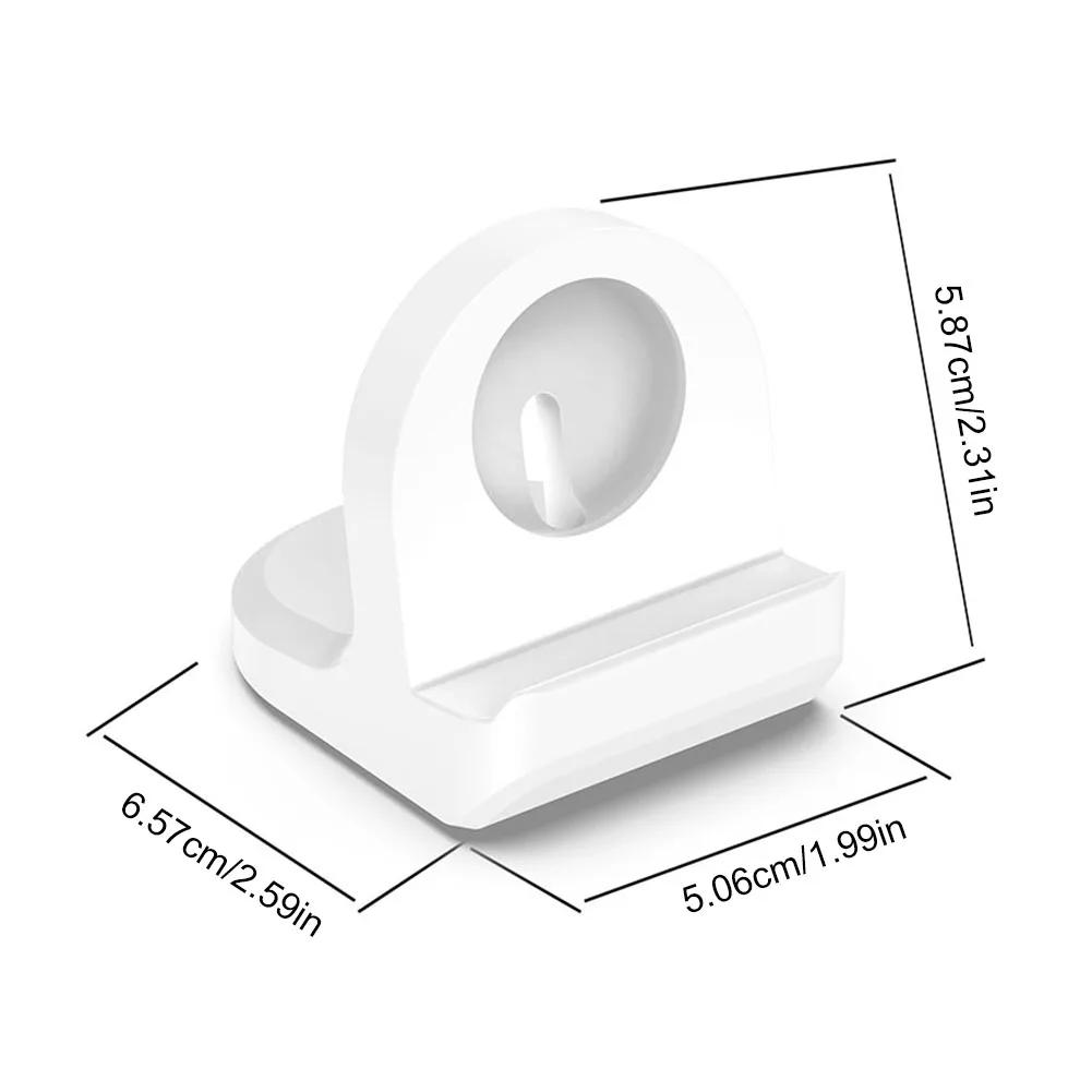 Подставка для зарядки, держатель для док-станции, силиконовая нескользящая подставка для зарядного устройства для Google Pixel Watch 3 41 мм, 45 мм для Google Pixel Watch 2