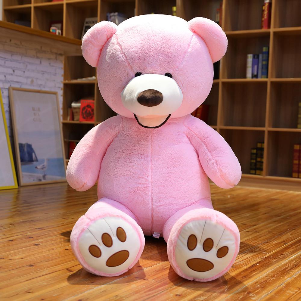 100/130cm Stuffed Giant Bear Plush Toys Soft Animals Pillow Birthday Valentine's Gifts