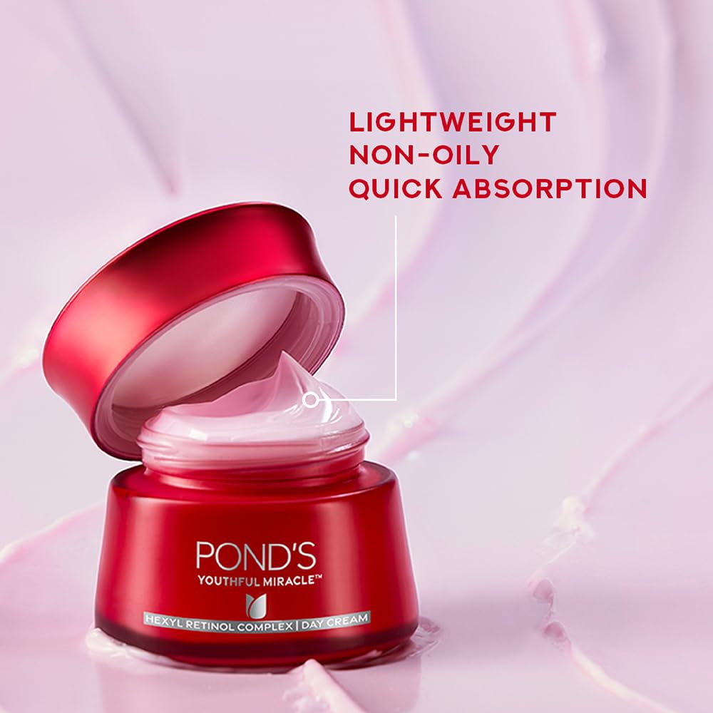 POND'S Чудесный Крем для Молодости с Комплексом Гексил Ретинола, Восстанавливающий Дневной Крем 50 г