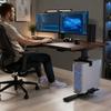 Non-Slip Pads Under Desk PC Mount Heavy Duty CPU Bracket  Height Adjustable Desks