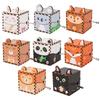 Wooden Puzzle Music Box Animal Rabbit Fox Panda Toy For Preschool Girls And Boys Gift Idea