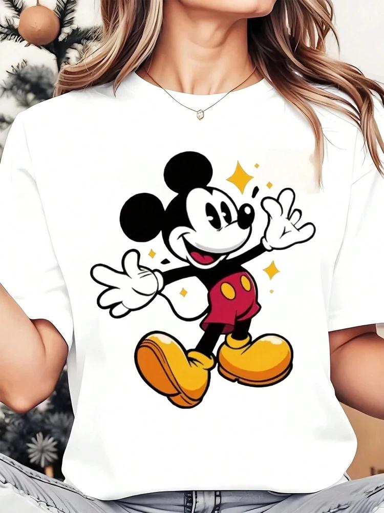 TShirt Mickey And Minnie Character Unisex 4