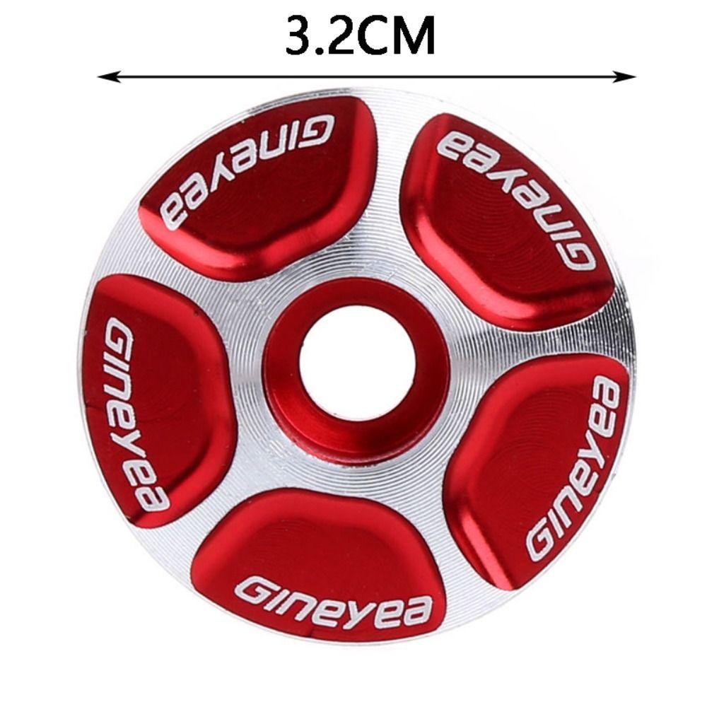 Black Red Blue Gold Bike Headset Cover Aluminum Alloy Bike Stem Accessories Outdoor Sports