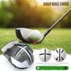Golf Ball Line Marker Drawing Tool and Marks Pens Set Template Alignment Putting Marking Liner Tools Golf Training Accessories