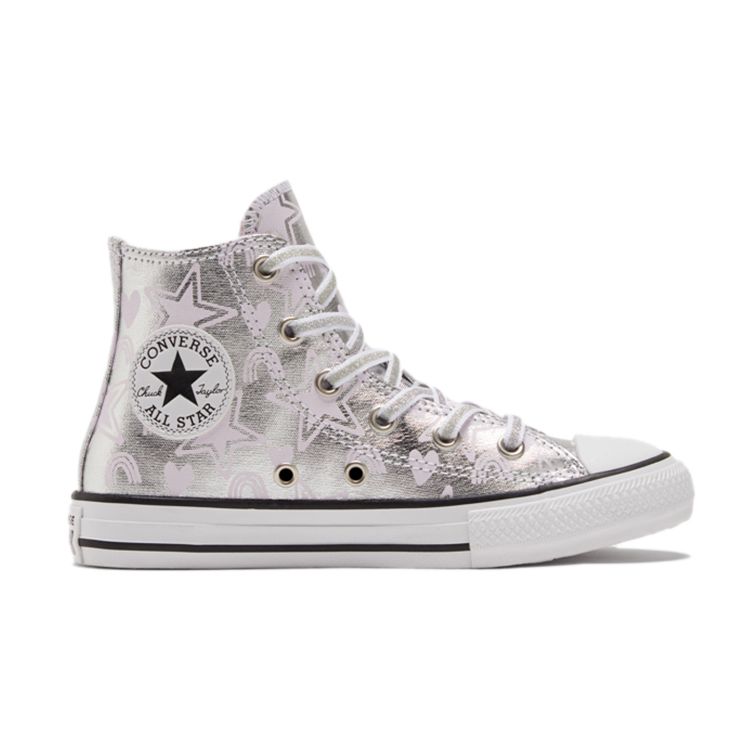 Converse All Star Холщовые Удобные Высокие Детские Холщовые Кеды Детские Кроссовки 672475C