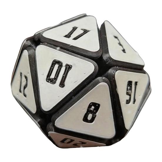 3D-печатный кубик D20 игрушка для снятия стресса и тревоги, портативная дорожная многосторонняя игрушка-непоседа