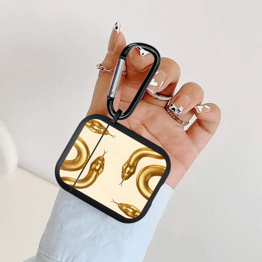 Металлический чехол-змея для наушников Cover Case для Airpods 4 2 Pro3 3 1 Pro Pro2
