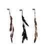 1/3 шт. Аксессуары для волос Винтажные Бохо Заколки для волос с кисточками и дизайном из искусственных перьев Для вечеринок, балов и нарядов в пляжном стиле