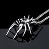Панк Ожерелье Паук Для Мужчин Нержавеющая Сталь Готика Винтаж Животное Подвеска Уникальные Байкерские Украшения Подарки Дропшиппинг