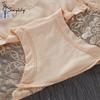 French Lace Sexy Mid-waist Women's Panties Non-marking High Elastic Breathable Buttock Lifting Panties