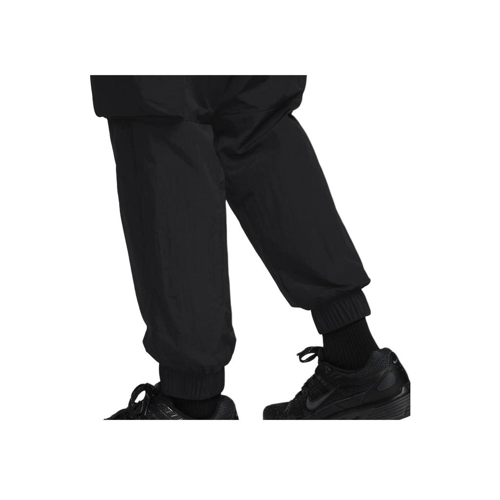 Nike Мужские брюки-карго однотонные с вышитым логотипом, для улицы, с эластичными манжетами, с множеством карманов, Черные FZ0757-010