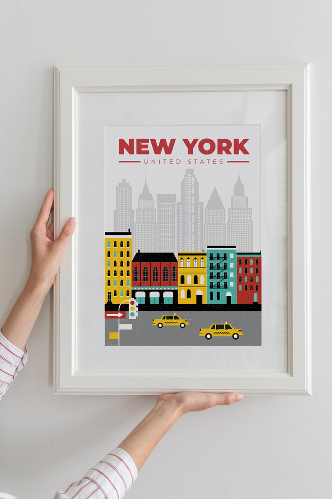 Poster New York New York Illustration