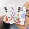 Мягкий силиконовый чехол с цветочным узором для Xiaomi Redmi Note 13 Pro 13C Samsung A55 M35 S24 iPhone Huawei Honor Realme Camera Защитный противоударный чехол
