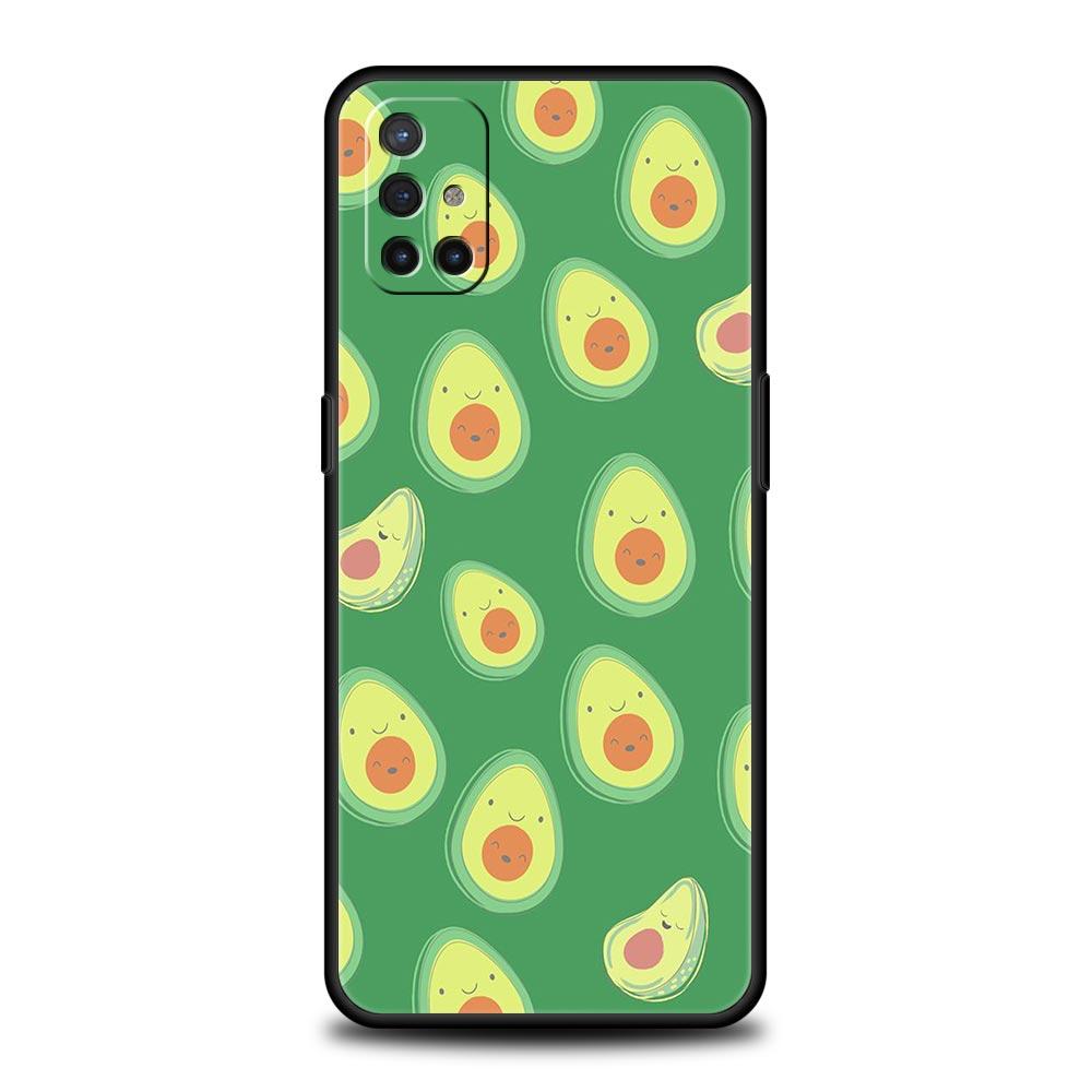 Милый чехол для телефона с авокадо для Oneplus 13R 13 12R 11 10T 10R Nord N100 N200 N10 10 9 9R 9RT CE 3 2 Z Pro 5G Мягкий чехол из ТПУ Fundas