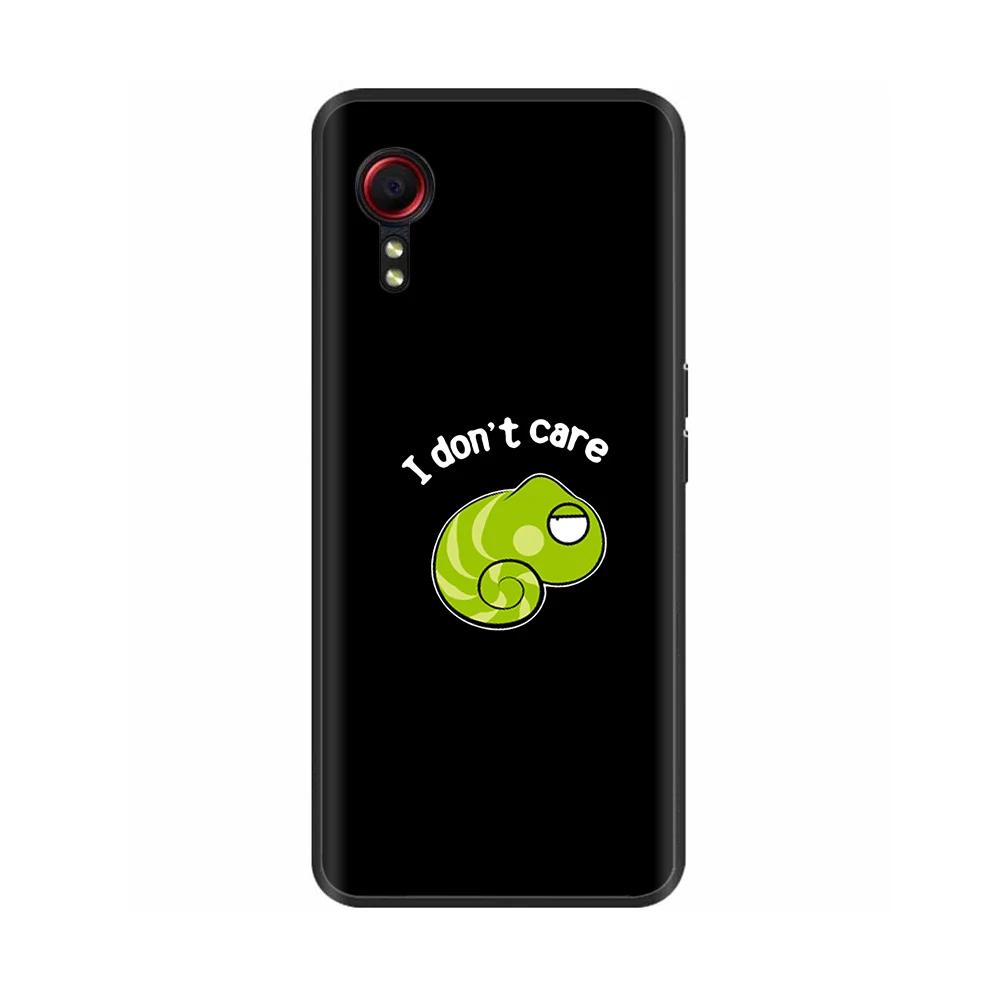 For Samsung Galaxy Xcover7 Xcover 7 Sumsung X Cover7 Cover 7 Case Black TPU Soft Lovely Painted Shockproof Shell Silicone Cover
