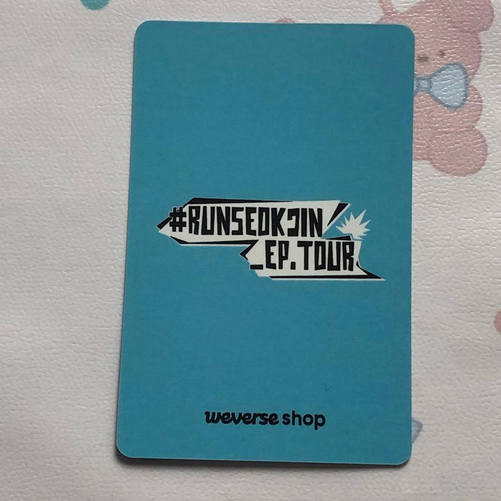 [USED] BTS JIN RUNSEOKJIN_EP.TOUR Bonus Trading Card (1 Piece)