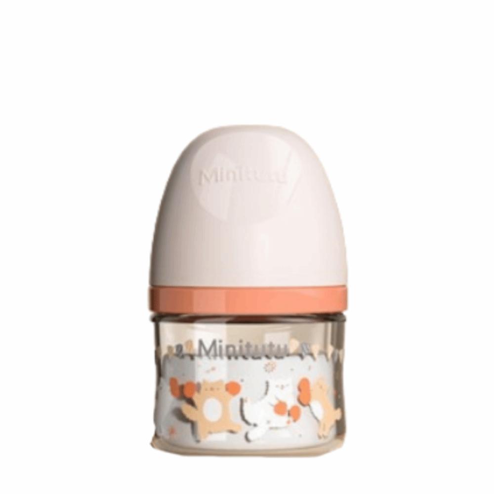 Cartoon Newborn Glass Bottle Wide Mouth Baby Milk Bottle Baby Feeding Bottle  Infant Feeding