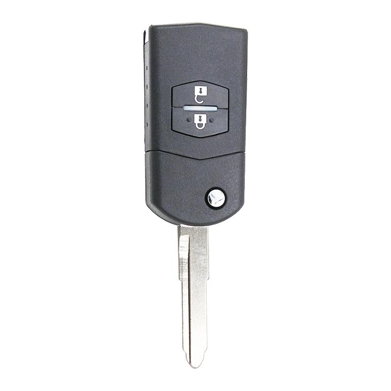 Ecusells 2 кнопки 433 МГц с чипом 4D63 Пульт-брелок для автомобиля Mazda 3 6 M3 M6 Visteon 41521