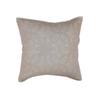 Housse De Coussin - Florette - Taupe - 40 X 40 Cm - Imprimé Fleuri - 100% Polyester Microfibre