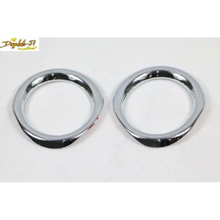 2PCS Front Fog Light Trim Lamp Ring Cover For Toyota C-HR CHR 2016-2018 2017