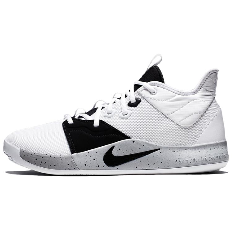 Nike PG 3 'Moon Surface' (Unisex) White / Black / Wolf Grey Basketball Shoes AO2607 101