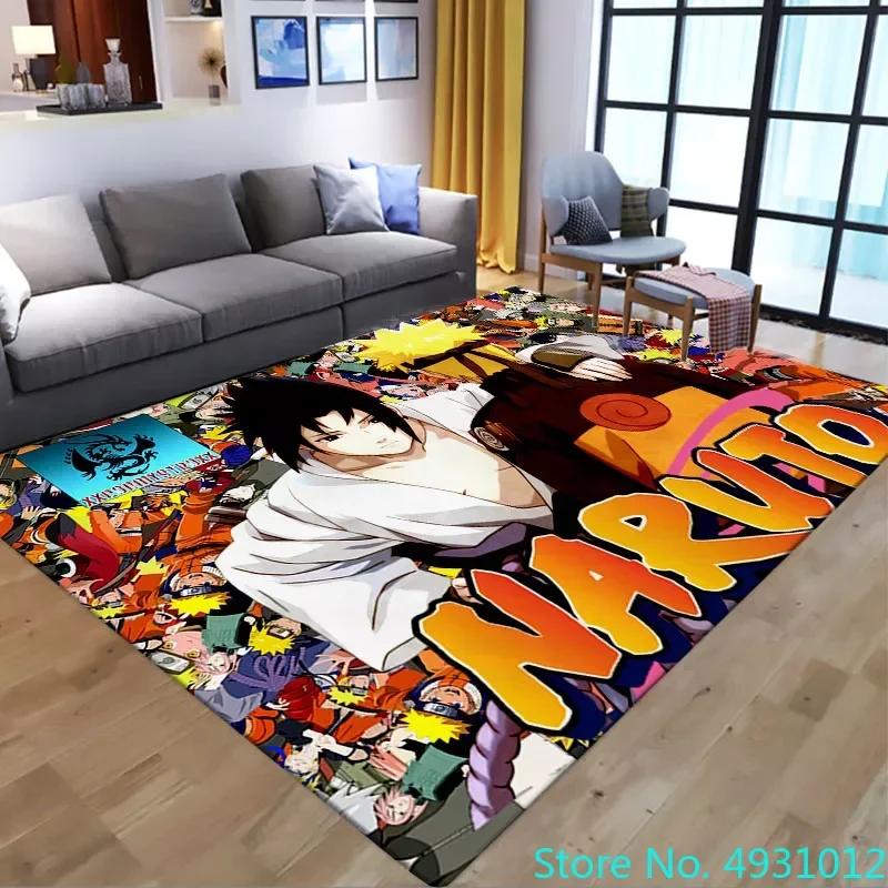 Anime Hot Uzumaki Naruto Love Rug Carpet Living Room Bedroom Bedside Soft Comfortable Children Kids Anti Slip Floor Mat