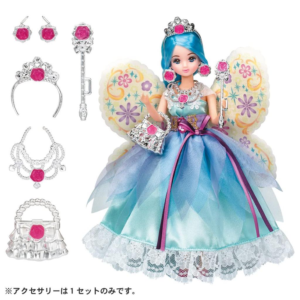 TAKARA TOMY Сказочная Принцесса Фея Принцесса Возраст 3+ Ликка-чан Платье, Платье, Игрушка для Переодевания,